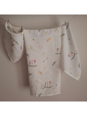 Dery Collection Müslin Bebek Örtüsü Ağız Bezi Salya Önlüğü