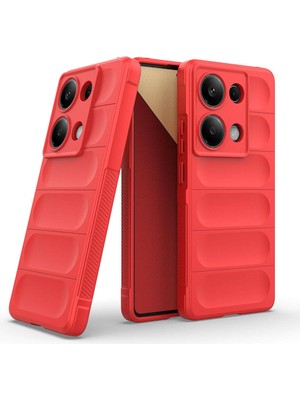 ZORE Redmi Note 13 Pro 4g Kılıf Esnek Tpu Oyuklu Arka Yüzey Tasarımlı Etnik Silikon Kapak