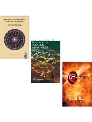 The Secret (Sır) – Rhonda Byrne (Türkçe) + Bilinmezi Bilme Sanatı + Zaman Makinesi (Bu Set Yeni ve Eski Kitaplardan Oluşmaktadır)