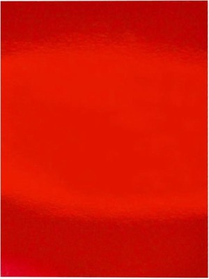 Bigibu Aynalı Metalik Metalize Fon Kartonu Kırmızı 50x70cm 5 Adet (Tek Renk)