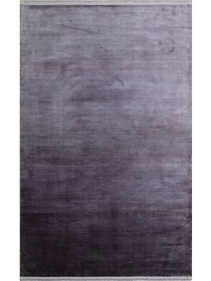 Carpetdocia Paris Parlak Ipeksi Görünümlü Salon Oturma Odası Koridor Antre Modern Halı Plaın D.grey Nw