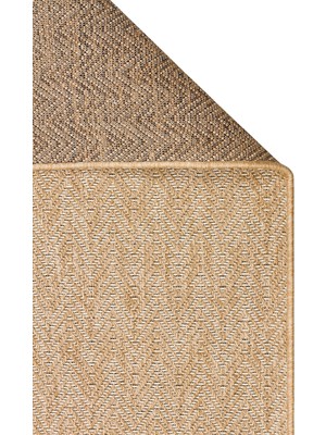 Carpetdocia Dream Iç ve Dış Mekan Kullanımına Uygun Kolay Temizlenebilir Sisal Görünümlü Halı 02 Natural Whıtexw