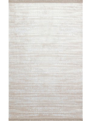 Carpetdocia Smooth Yıkanabilir Kaymaz Parlak Oturma Odası Salon Koridor Ince Dokuma Modern Halı 09 Beıge Gold Xw