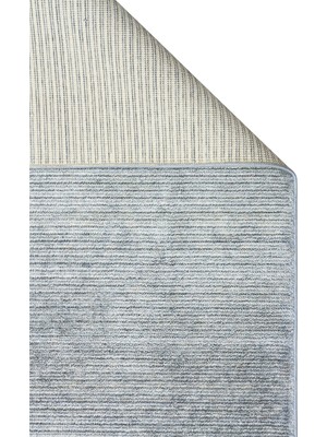 Carpetdocia Brasilia Tensel El Emeğiyle Üretilen Modern Sade Şık Özel Kara Tezgah Halısı Plaın Sky Blue