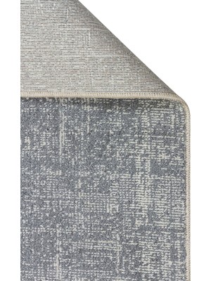 Carpetdocia Dakar Sade Desenli Oturma Odası Salon Koridor Antre Mutfak Modern Halı Plaın Grey