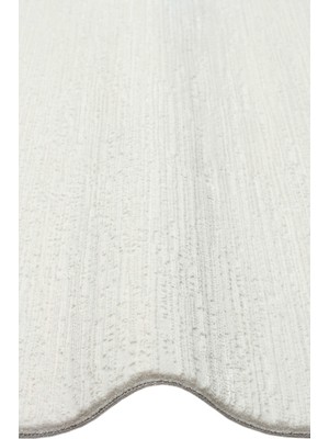 Carpetdocia Pasific Serisi Eskitme Desenli Salon Oturma Odası Koridor Antre Modern Halı 19 Cream Xw