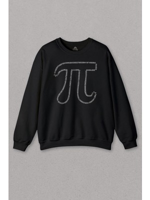 So Cool Siyah Sweatshirt Pi Sayısı Günü 3,14 3.14 Matematik Mathematica Baskılı Unisex Sweat