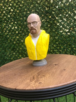 Work3d Walter White-Breaking Bad -Büst Figür Modeli 3D