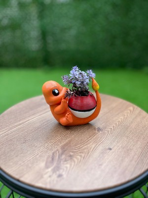 Work3d Charmander Saksı Kalemlik 3D Baskı