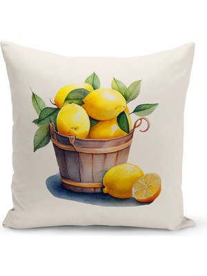Bertille Home Vintage Serisi Çift Tarafı Dijital Baskılı Kırlent Kılıfı (Vintage Cushion Cover)