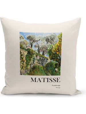 Bertille Home Sanat Serisi Çift Tarafı Dijital Baskılı Kırlent Kılıfı (Art Cushion Cover)