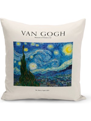 Bertille Home Sanat Serisi Çift Tarafı Dijital Baskılı Kırlent Kılıfı (Art Cushion Cover)