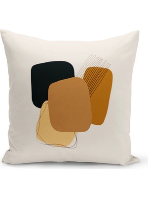 Bertille Home Minimalist  Serisi Çift Tarafı Dijital Baskılı Kırlent Kılıfı (Minimalist Cushion Cover)