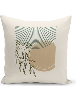 Bertille Home Minimalist  Serisi Çift Tarafı Dijital Baskılı Kırlent Kılıfı (Minimalist Cushion Cover)
