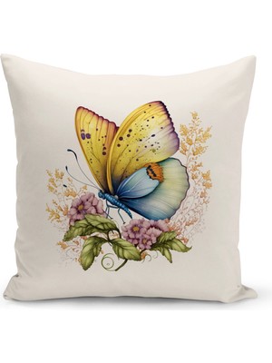 Bertille Home Vintage Serisi Çift Tarafı Dijital Baskılı Kırlent Kılıfı (Vintage Cushion Cover)