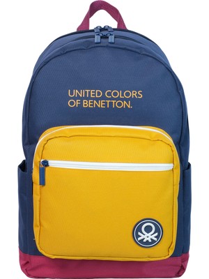 United Colors Of Benetton United Colors Of Benetton. Tricolor Çift Bölme Erkek Çocuk Sırt Çantası