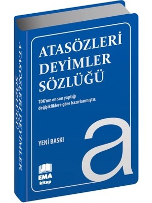 Ema Kitap Atasözleri Deyimler Sözlüğü Ciltsiz 448 Sayfa Türkçe Eğitim Kitabı