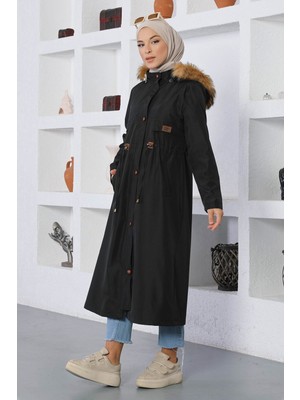 Missvalle Missvalle Bağcık Detaylı Mont Siyah 15800