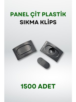 Panel Çit Plastik Sıkma Klips (1500 Adet)