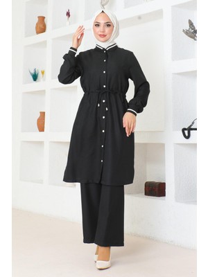 Missvalle Missvalle Beli Bağcıklı Ribanalı Takım Siyah 19212