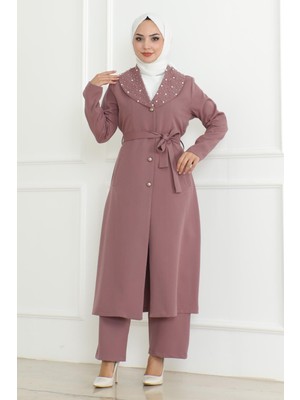 Missvalle Missvalle Inci Detaylı Takım Gül Kurusu 19216