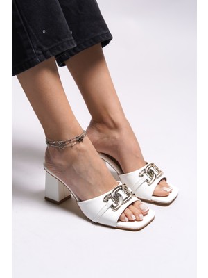 Riccon Fimdrih Kadın Topuklu Terlik 001282