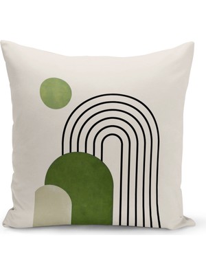 Bertille Home Minimalist  Serisi Çift Tarafı Dijital Baskılı Kırlent Kılıfı (Minimalist Cushion Cover)