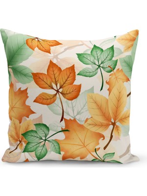 Bertille Home Sonbahar Serisi Çift Tarafı Dijital Baskılı Kırlent Kılıfı (Halloween Autumn Cushion Cover)