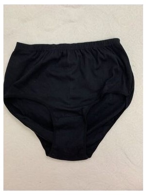 Tutku 6'lı Kadın Siyah Lastikli Bato Pamuk Likralı Külot