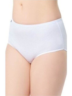 Tutku Kadın Beyaz 5'li Paket Likralı Bato Külot