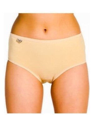 Tutku Kadın Elastan  Bato Külot 6lı Paket Ten