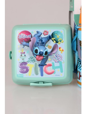 Stitch Lisanslı Stıtch 500 ml Çelik Matara ve Beslenme Kabı Seti