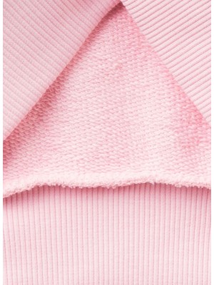 Benetton Baskılı Kadın Açık Pembe Sweatshırt 3J68C503Y 0g0