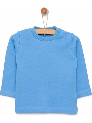 HelloBaby HelloBaby Basic Interlok Uzun Kol Tshirt Erkek Bebek