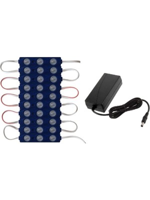 Store Tak Çalıştır Mavi Modül LED 10 Adet 120 cm