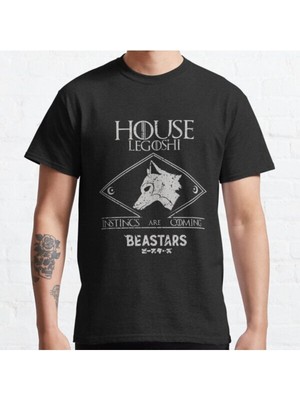 Zoka Wear Bol Kalıp Beastars: Legoshi (Grunge Style) Tasarım Baskılı T-Shirt