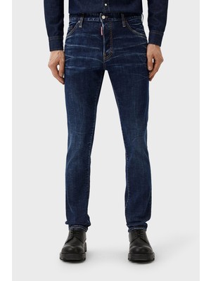 Dsquared2 Streç Pamuklu Skinny Fit Jeans Erkek Kot Pantolon S74LB1467 S30342 470