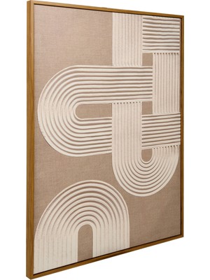 Evidea Evidea Deco Geometry Tablo - Bej - 75X100 cm