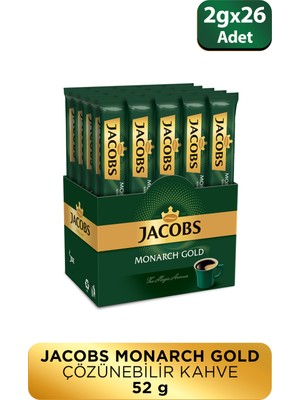Jacobs Monarch Gold Stick Kahve 2 gr x 26 Adet