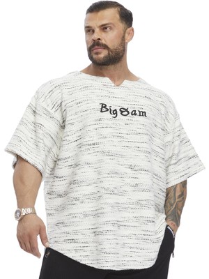 Big Sam Oversize Rag Top Örgü Dokulu Pamuklu Geniş Kesim Tişört