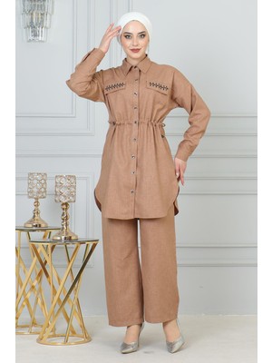 Missvalle Beli Bağcıklı Takım Taba 19220