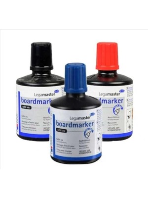 Legamaster 3'lü Tahta Kalem Mürekkebi 100 ml Renkli Set Ofis ve Eğitim İçin İdeal