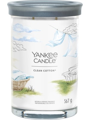 Yankee Candle Clean Cotton Tumbler Büyük Mum