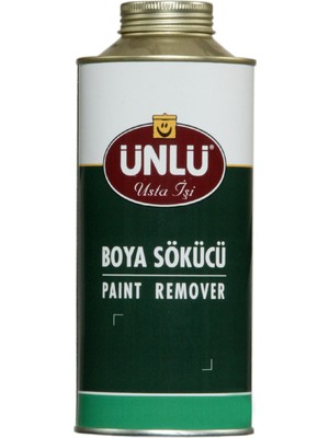 Ünlü Boya Sökücü 0,75 kg Organik Çözücü Esaslı Ahşap ve Metal Yüzeyler İçin Etkili