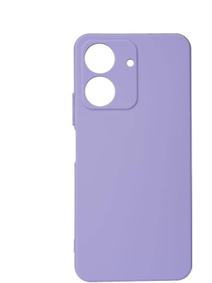 Xiaomi Poco C65 Kılıf Zore Biye Silikon-Lila
