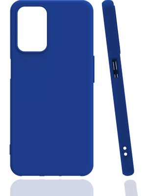 Oppo A55 4g Kılıf Zore Biye Silikon-Mavi