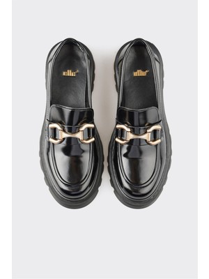 Elle Elle Siyah Kadın Loafer