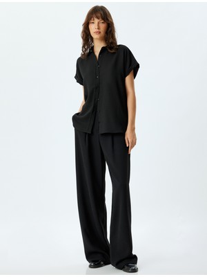 Koton Kısa Kollu Gömlek Klasik Yaka