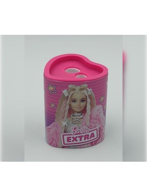 Barbie Extra Sweet Çift Bıçaklı Atık Hazneli Lisanslı Metal Kalemtıraş