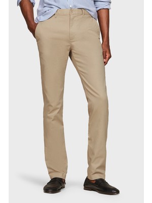 Tommy Hilfiger Streç Pamuklu Slim Fit Chino Pantolon Erkek Pantolon MW0MW23485 Aeg